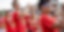 The trumpet section of the Big Red Marching Machine.